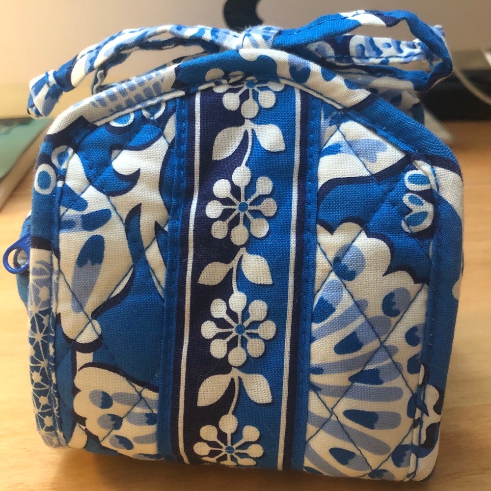 Vera Bradley mini travel cosmetic organizer